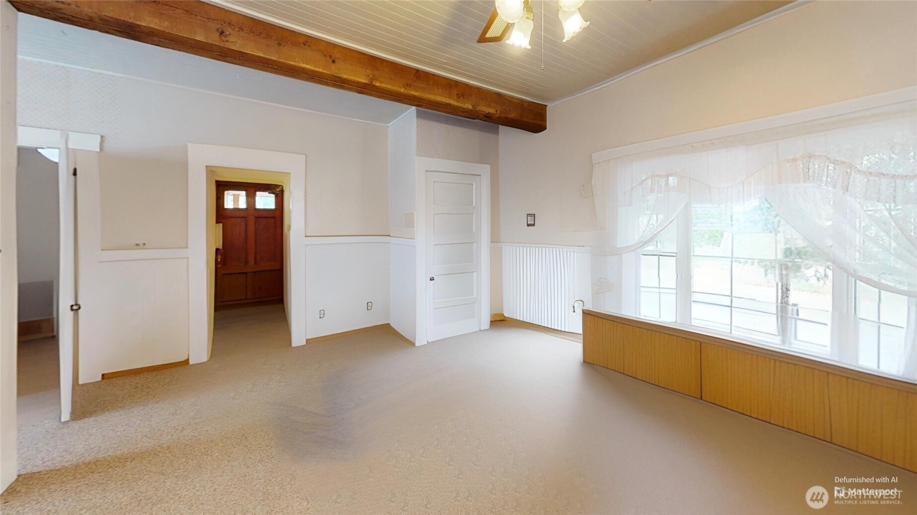 7 Lost Lake Road Oroville, WA 98844 - Photo 20 of 31 a view of an empty room with a window