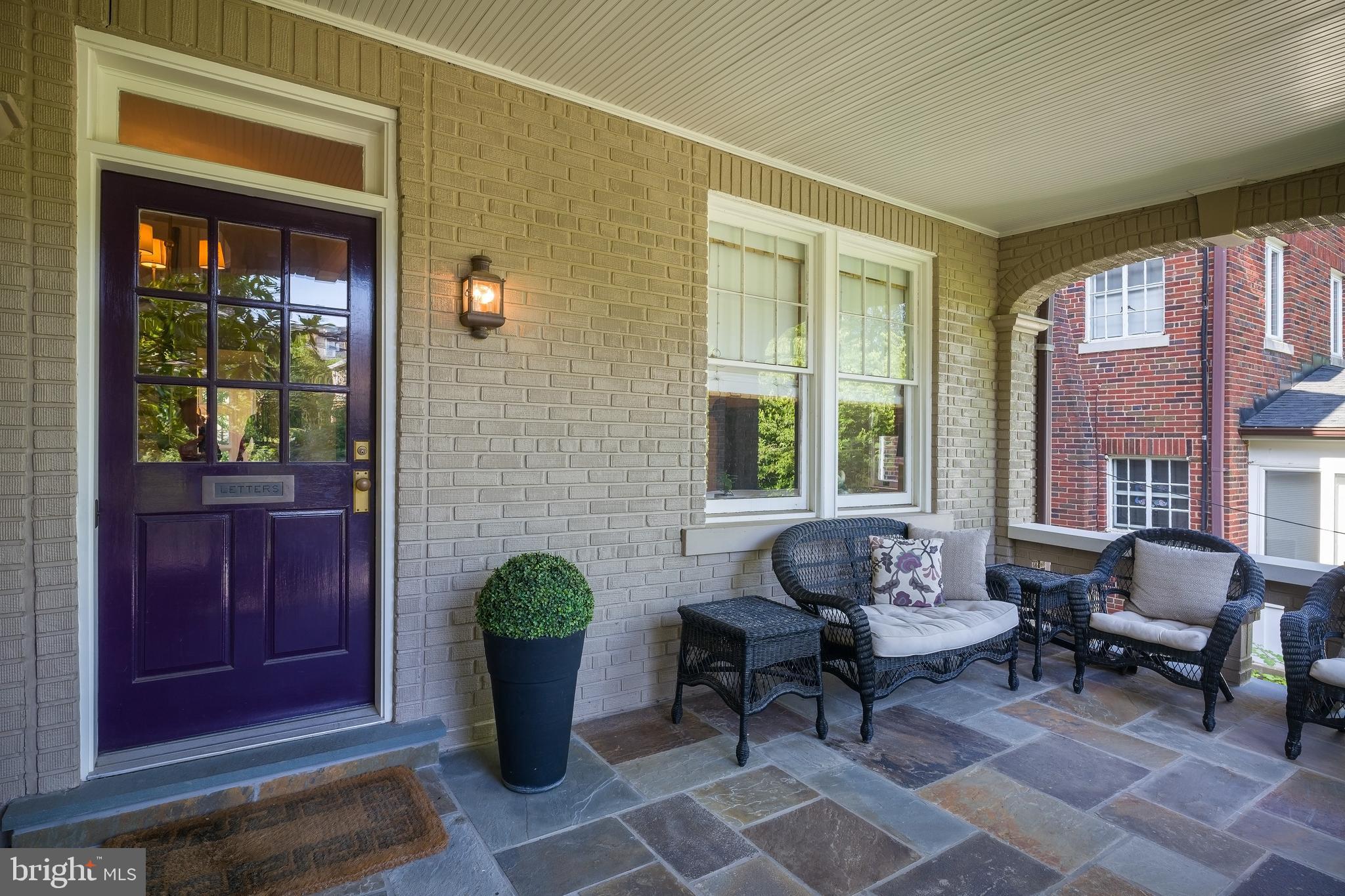 3812 Garfield Street Northwest Washington, DC 20007 - Photo 3 of 43 Welcoming covered porch