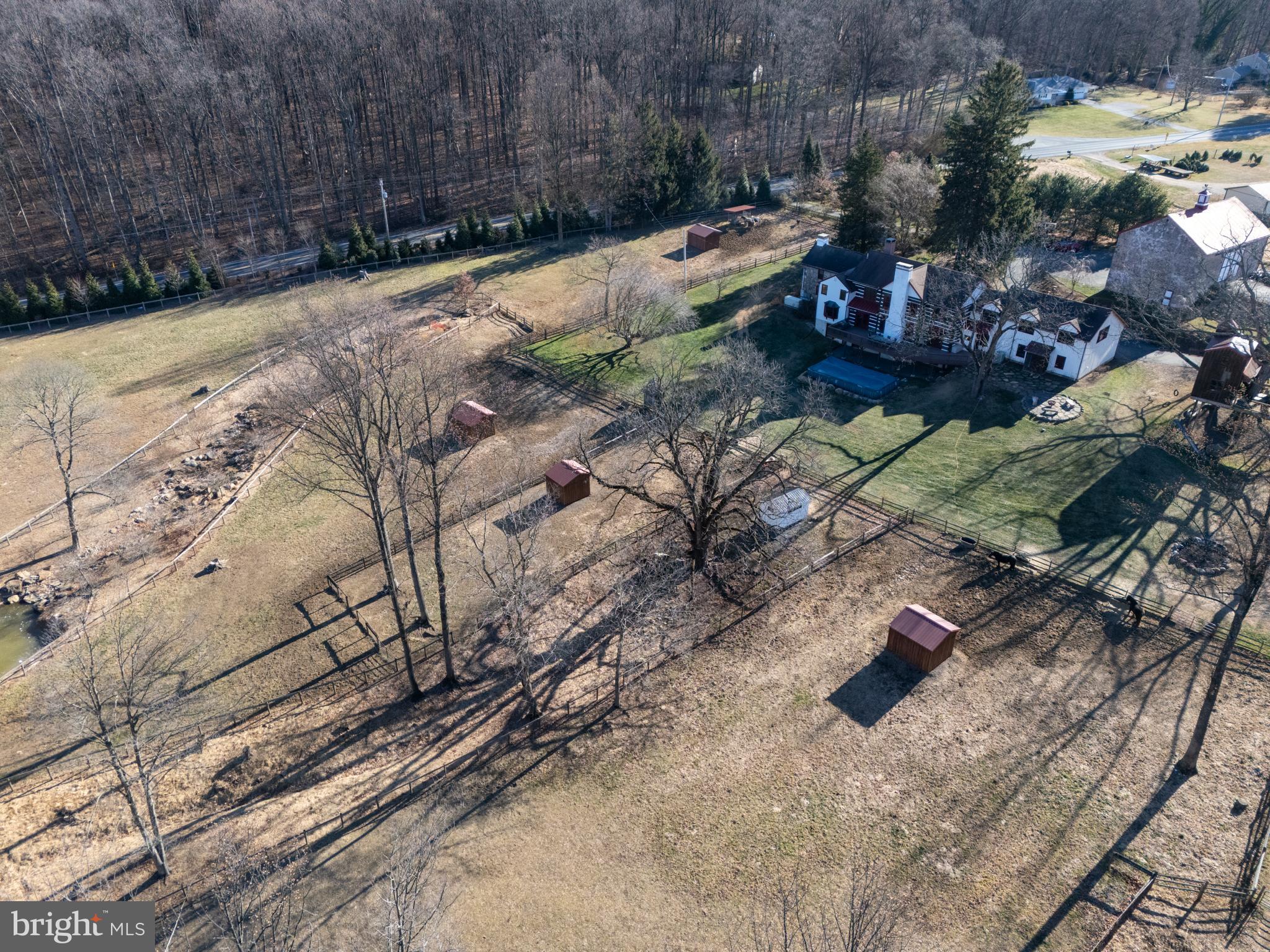 201 Pine Swamp Road Elverson, PA 19520 - Photo 51 of 60 a view of a yard with an outdoor space