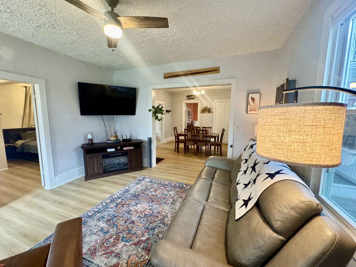 616 Northwest 2nd Avenue Aledo, IL 61231 - Photo 5 of 26 a living room with furniture and a flat screen tv