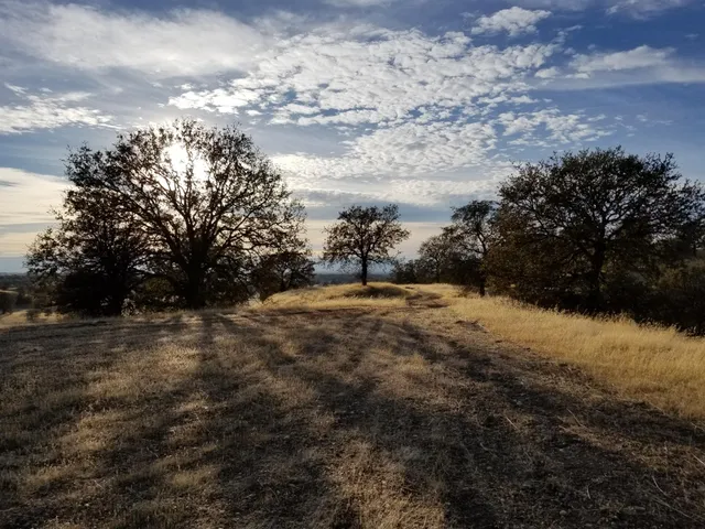a view of outdoor space with mountain view
