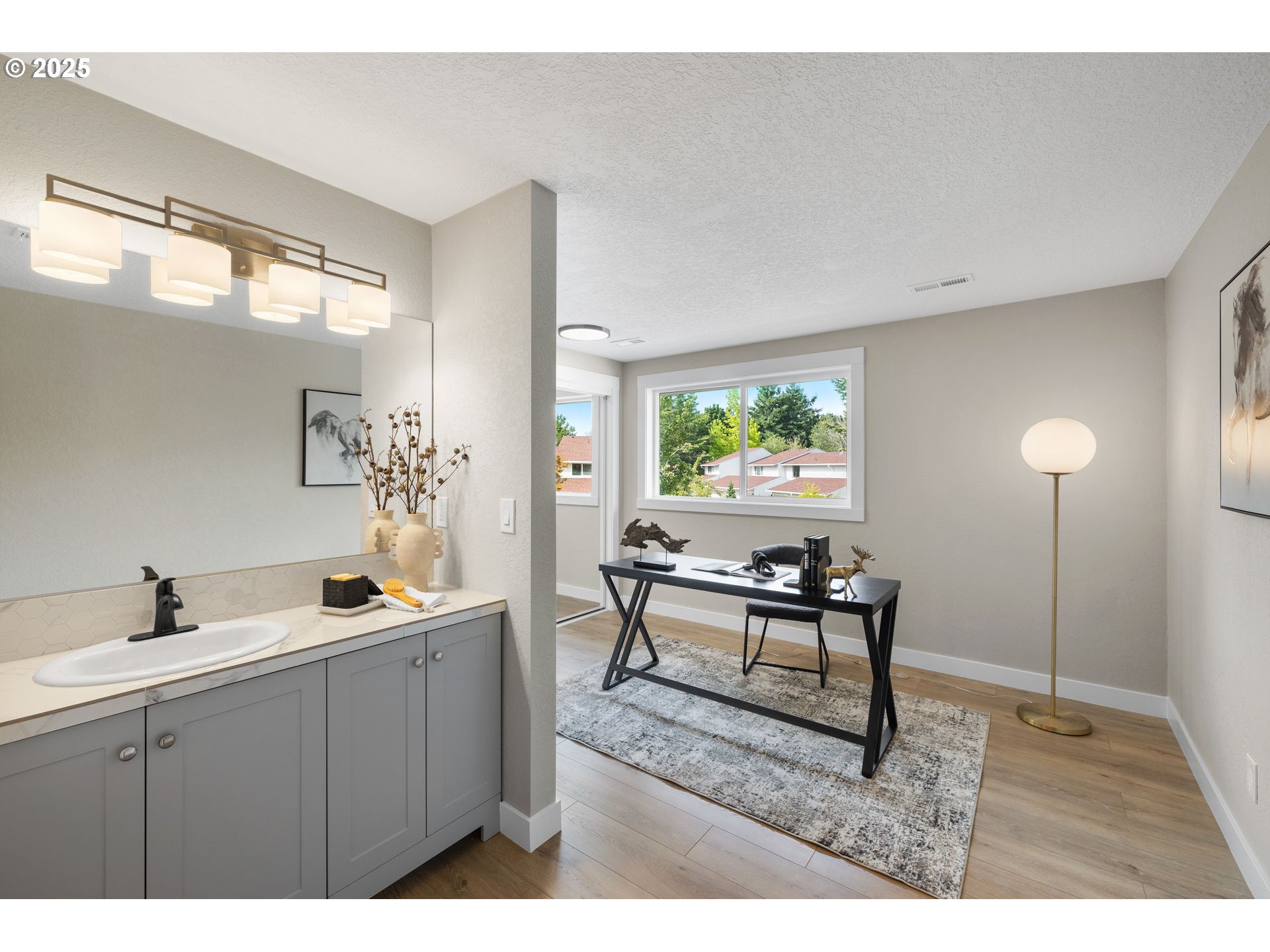 3240 Northeast 29th Street Gresham, OR 97030 - Photo 20 of 29 a living room with furniture a window and a potted plant