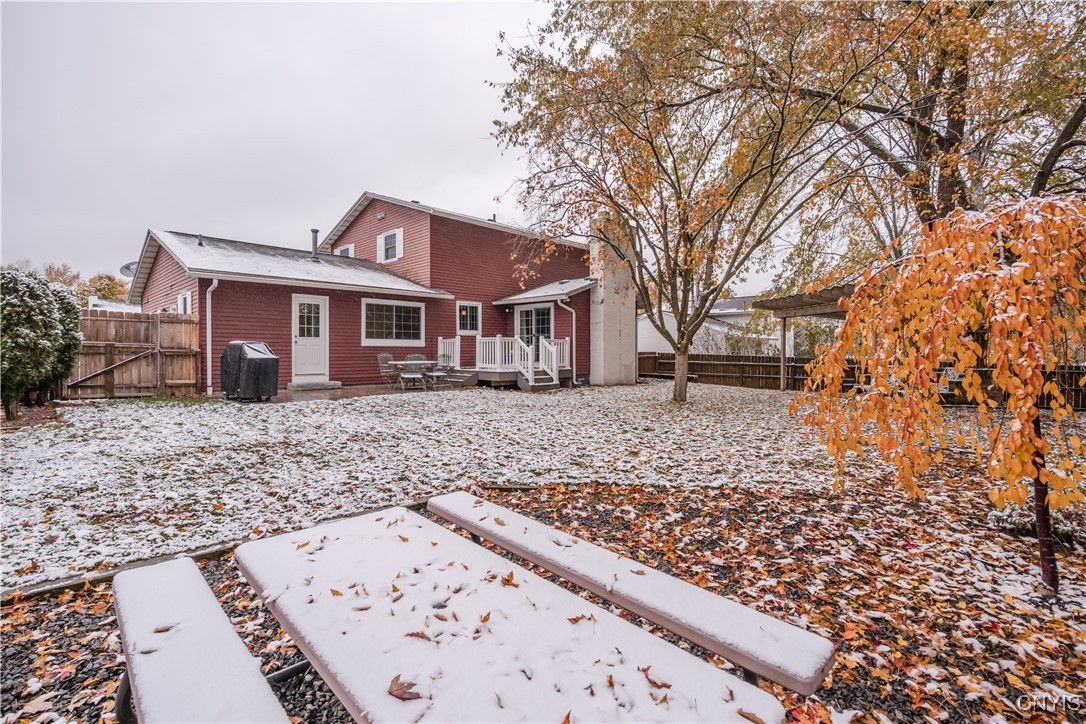 4976 Surrey Lane Clay, NY 13088 - Photo 3 of 47 Fenced rear yard with plenty of improvements.