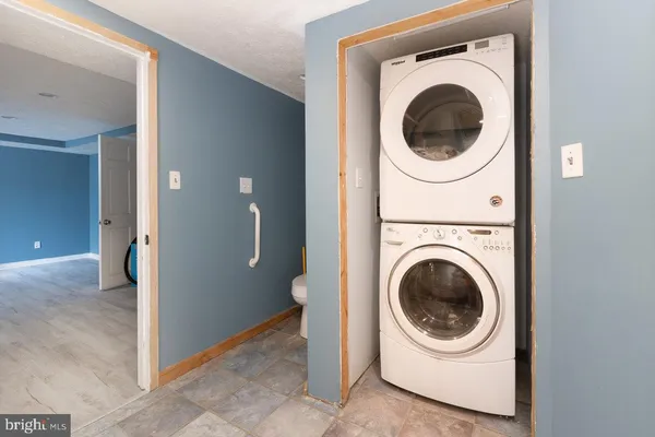 a view of storage and utility room