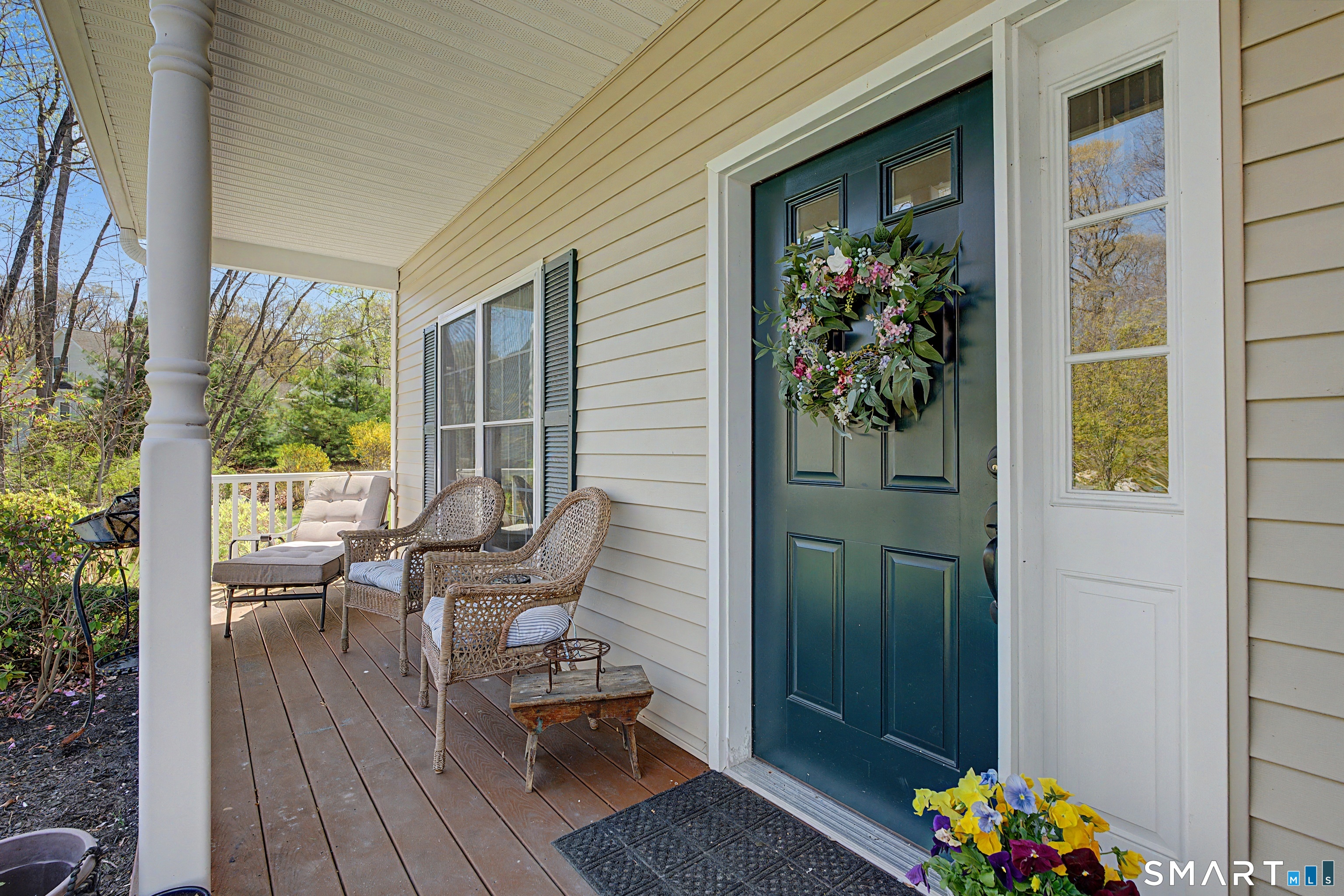 211 Meadowbrook Road, Unit 211 Oxford, CT 06478 - Photo 3 of 38 Welcoming covered front porch-perfect for relaxing with morning coffee or unwinding at the end of the day.