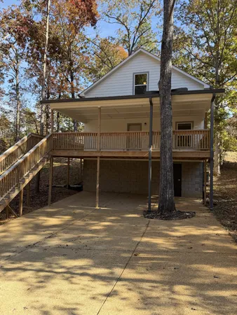 a view of a house with a patio