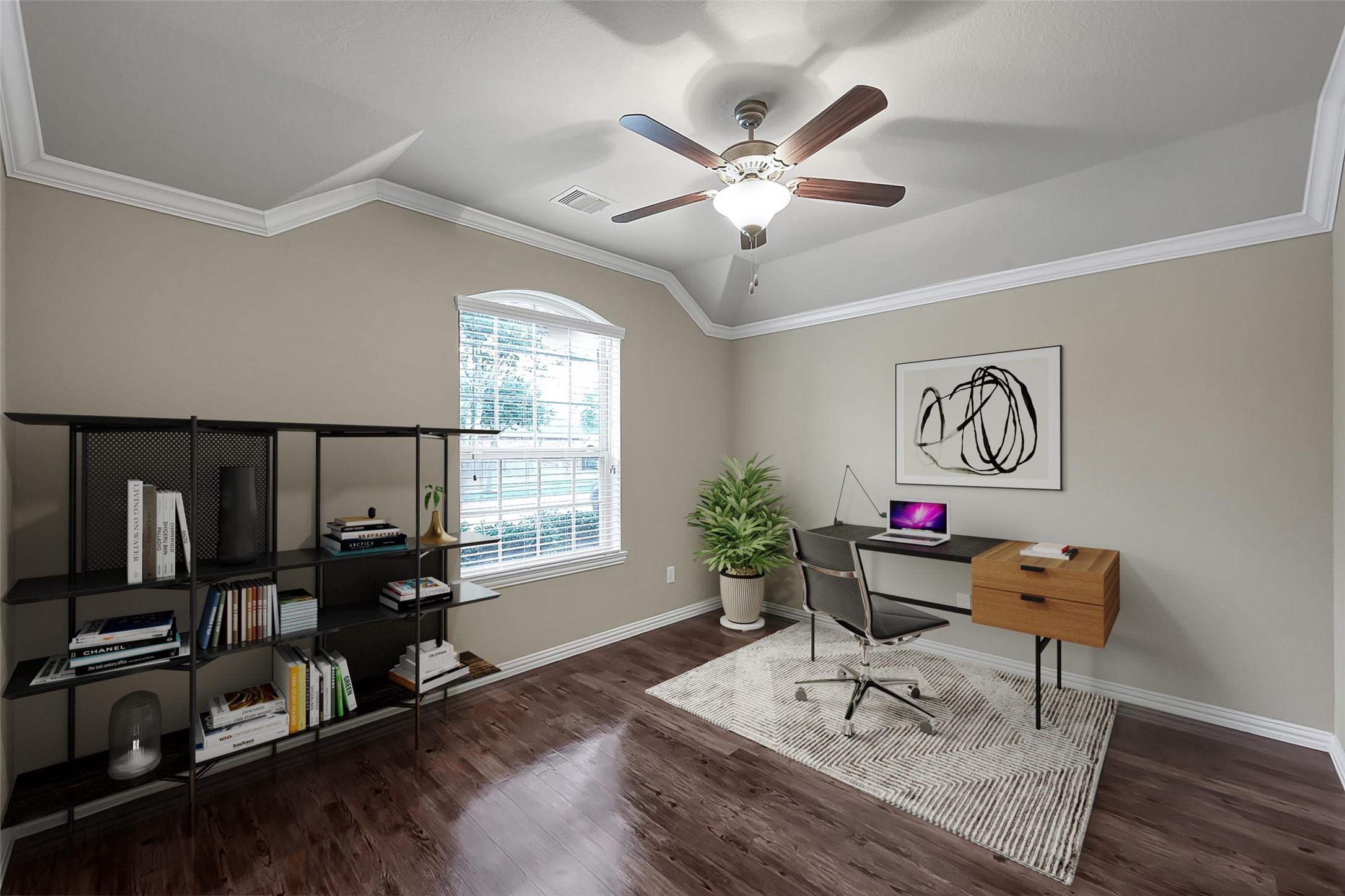 31711 Morning Ridge Lane Spring, TX 77386 - Photo 5 of 44 Virtually staged home office.