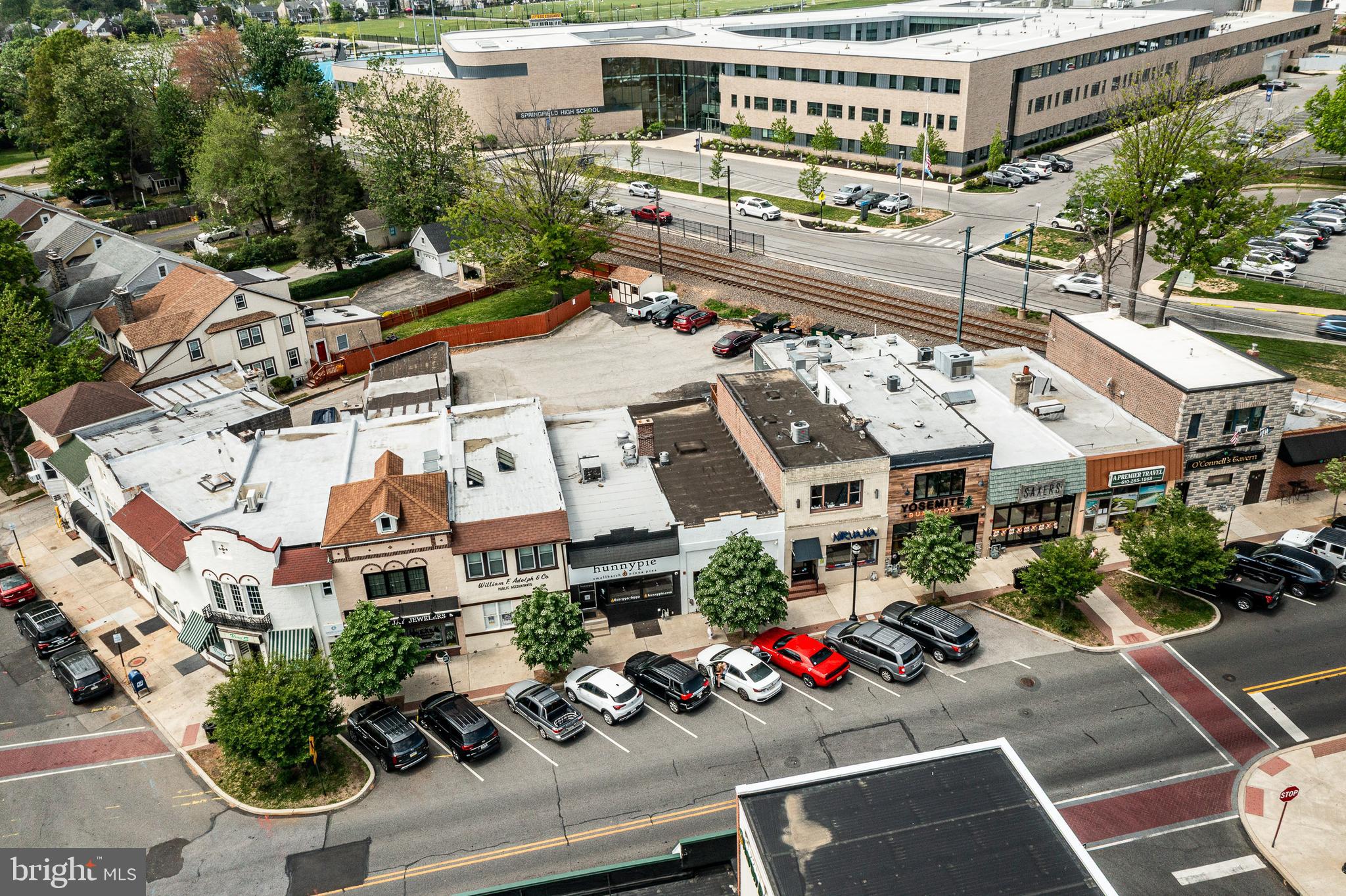 240 Ballymore Road Springfield, PA 19064 - Photo 31 of 33 an aerial view of a building with garden