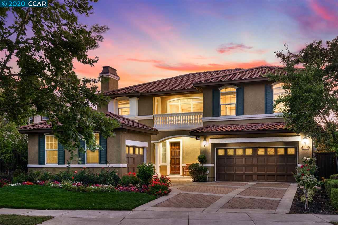 5675 Wells Lane San Ramon, CA 94582 - Photo 1 of 1 front view of a house with a garden