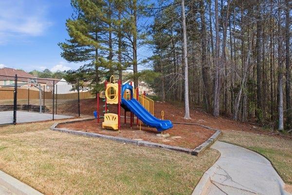 4925 Locherby Drive Fairburn, GA 30213 - Photo 49 of 85 a view of outdoor space with seating