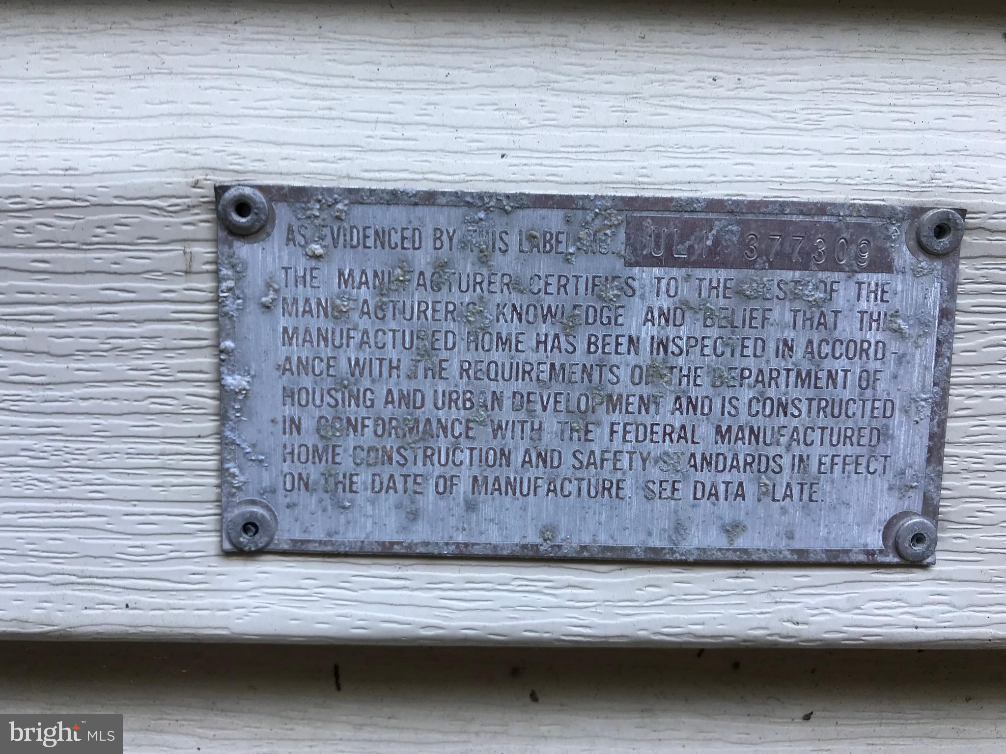 31 Irwin Road Airville, PA 17302 - Photo 6 of 35 Mfg's name plate