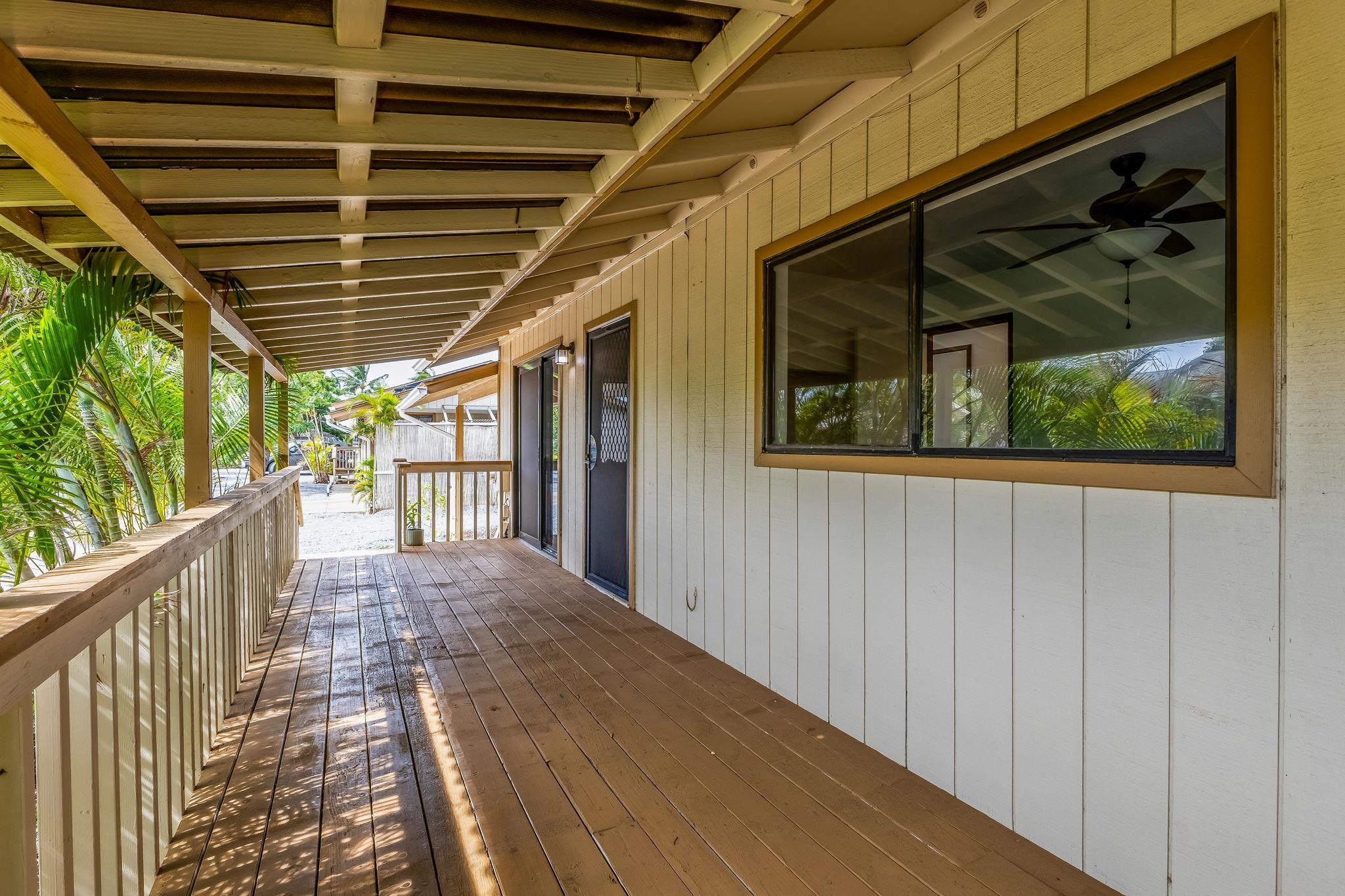 1156 South Kihei Road Kihei, HI 96753 - Photo 20 of 25 a view of porch with wooden floor and stairs