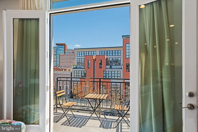 a view of balcony and patio