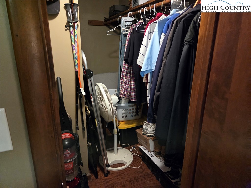 24 Laurel Ridge, Unit C Banner Elk, NC 28604 - Photo 12 of 14 a view of walk in closet with clothes and shoes