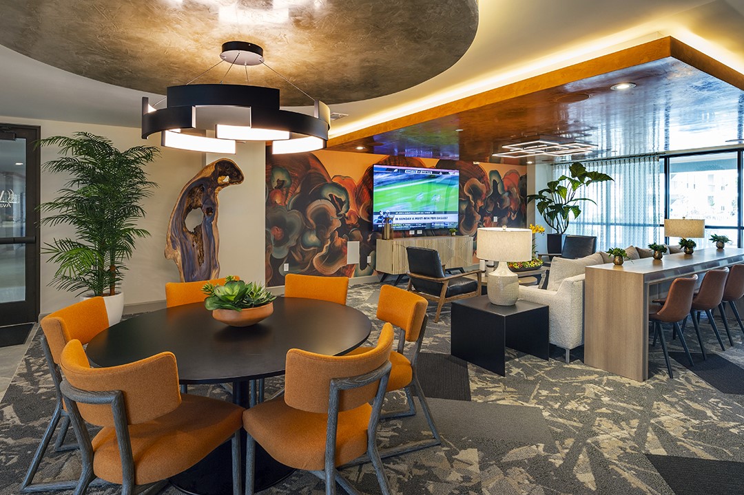 1724 Partnership Way, Unit 3103 Katy, TX 77449 - Photo 11 of 34 a outdoor space with the couches and dining table with the potted plants