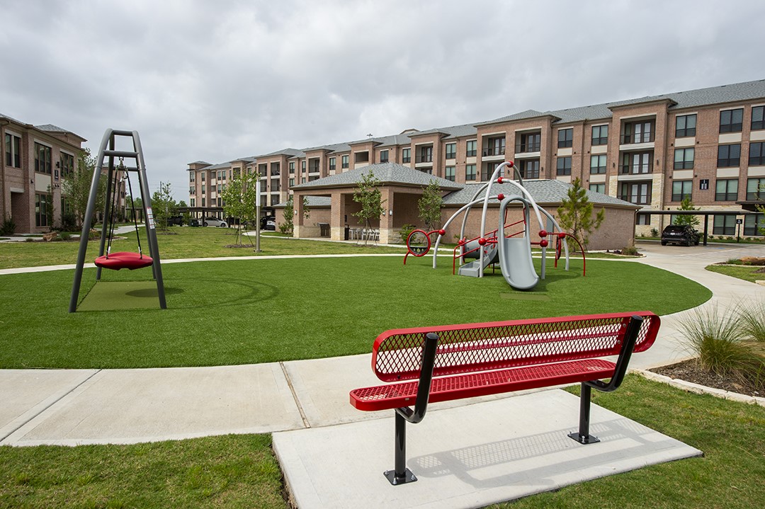 1724 Partnership Way, Unit 3103 Katy, TX 77449 - Photo 33 of 34 a park view with a sitting space and garden