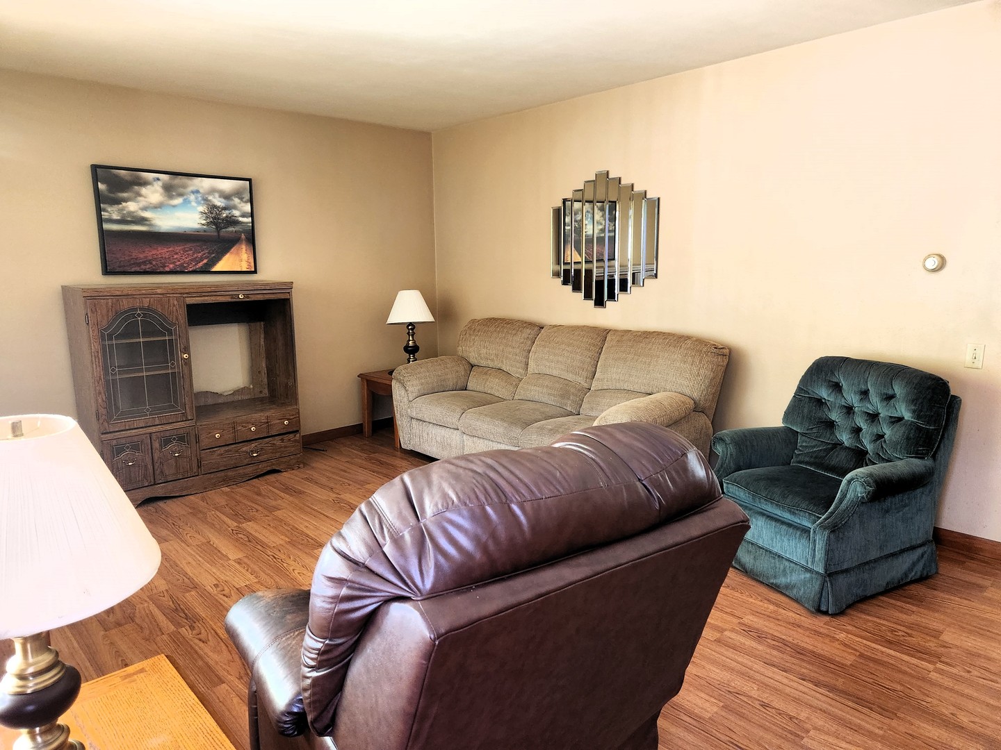45 Locust Street Prophetstown, IL 61277 - Photo 2 of 14 a living room with furniture and a fireplace