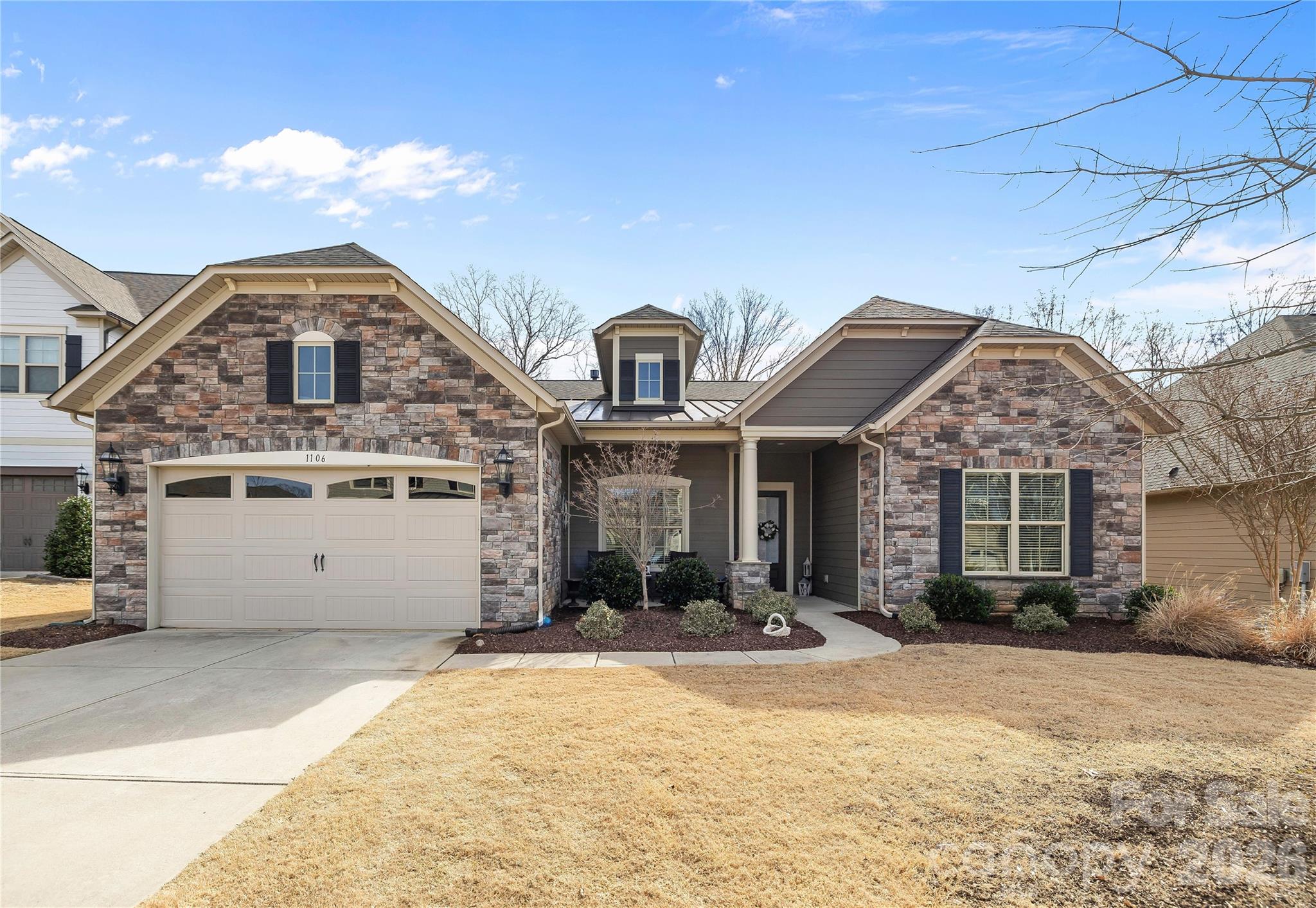 1106 Castle Road Fort Mill, SC 29707 - Photo 1 of 44 a front view of a house with a yard