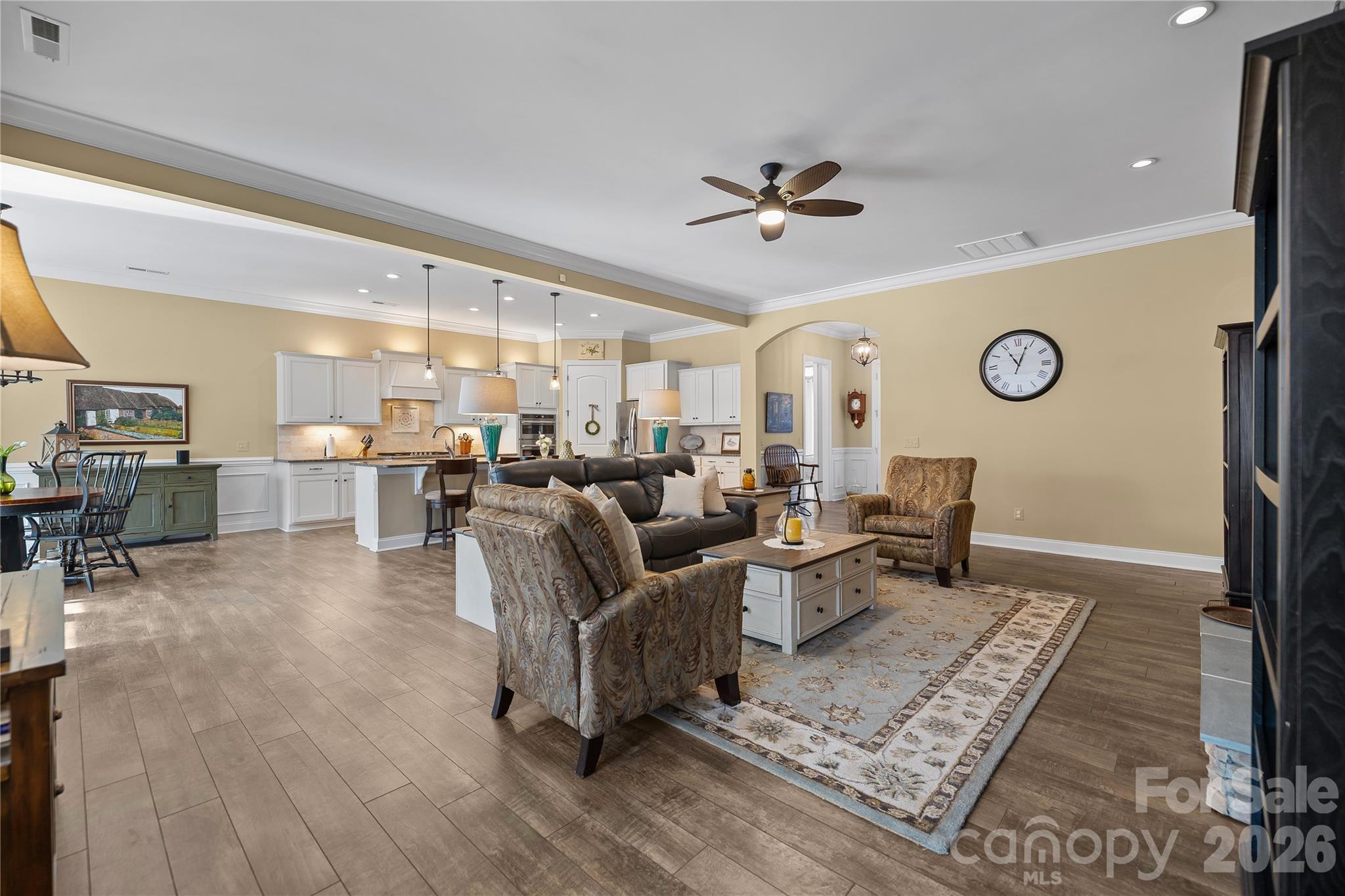 1106 Castle Road Fort Mill, SC 29707 - Photo 11 of 44 a living room with furniture and view of kitchen