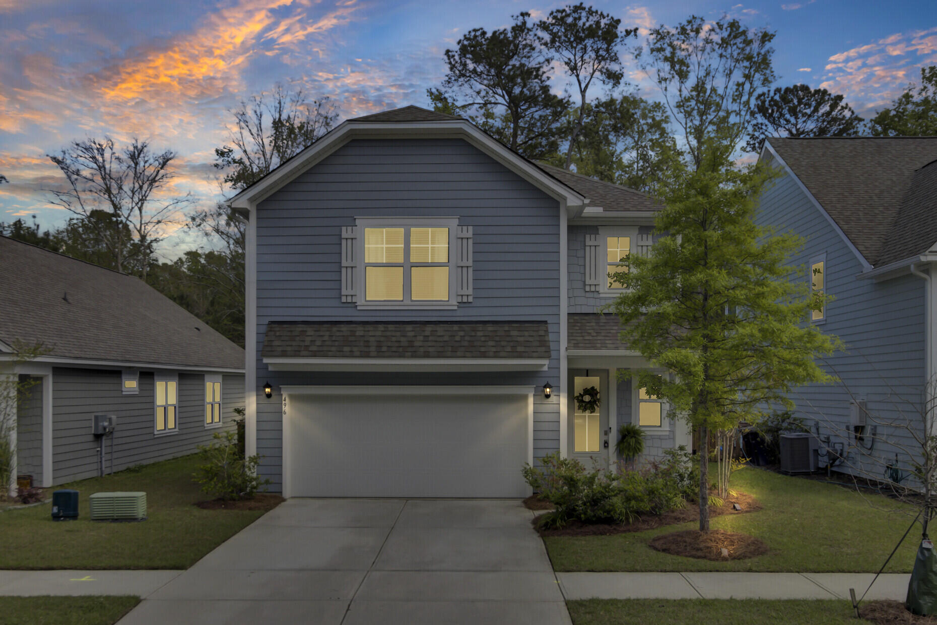 496 Oak View Way Summerville, SC 29483 - Photo 28 of 36 49_Digital_TwilightA_mls