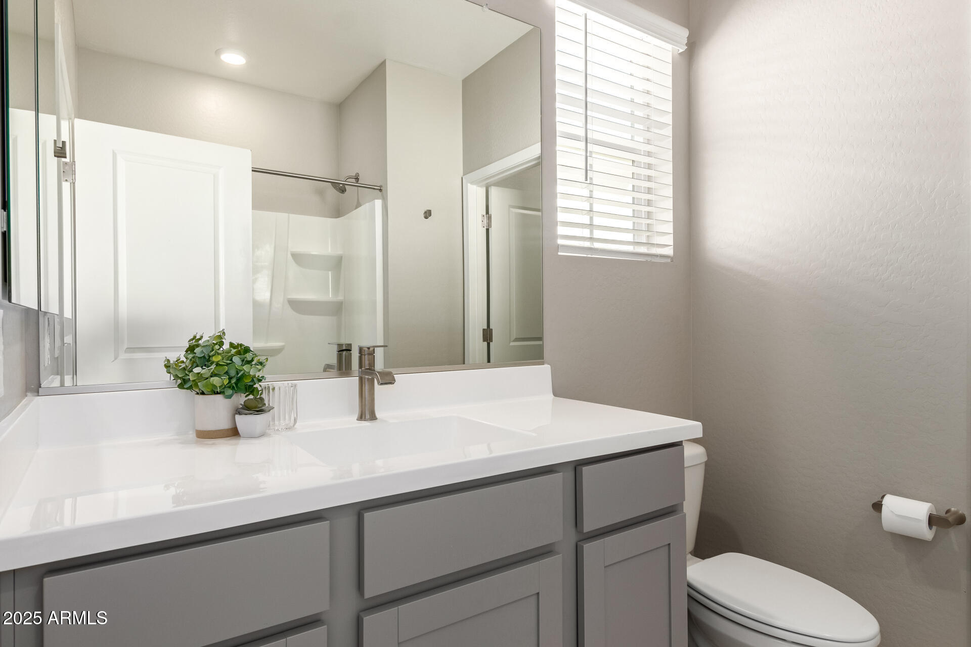 1535 East Dublin Street Gilbert, AZ 85295 - Photo 21 of 31 a bathroom with a sink a toilet and shower