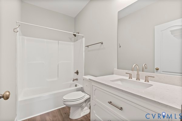 1251 Poorhouse Road Green Bay, VA 23942 - Photo 31 of 40 a bathroom with a sink a toilet and shower