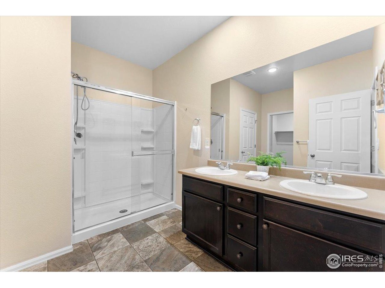 501 Buckrake Street Severance, CO 80550 - Photo 29 of 50 a bathroom with a sink and a mirror