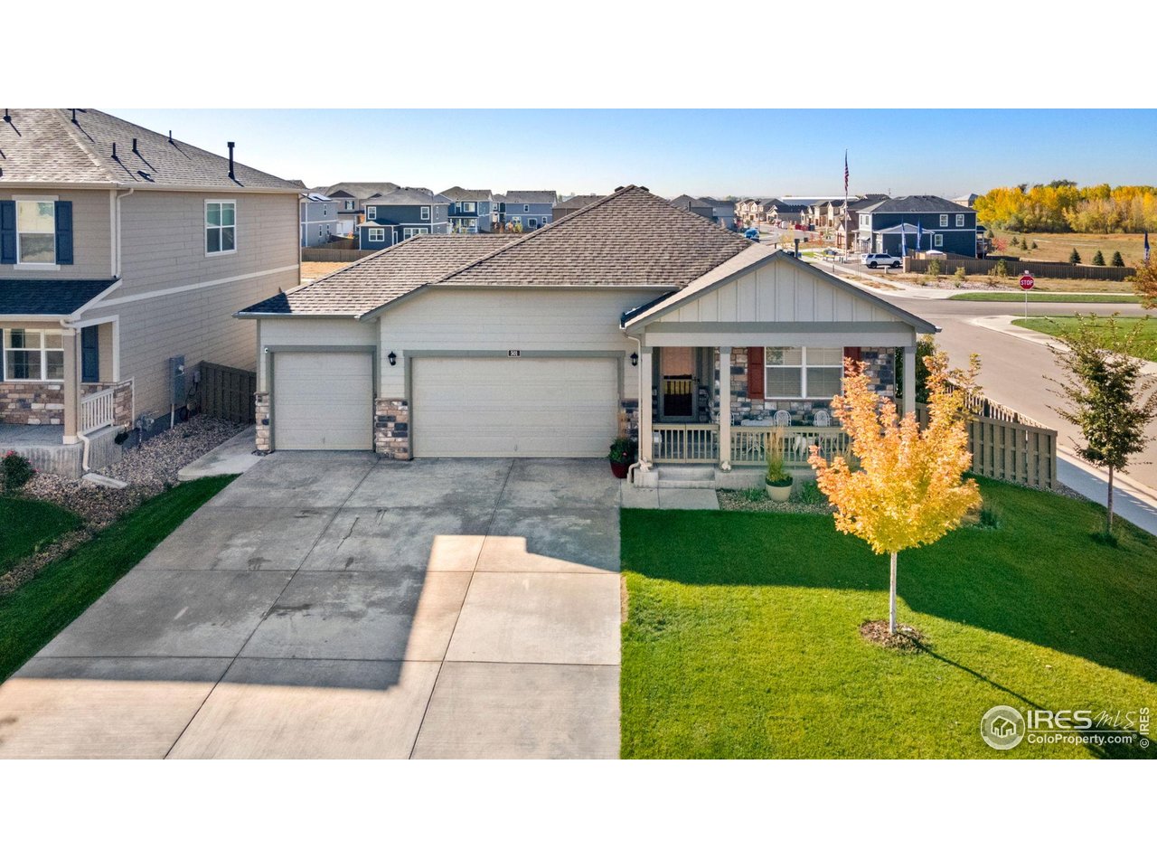 501 Buckrake Street Severance, CO 80550 - Photo 45 of 50 a house view with a garden space