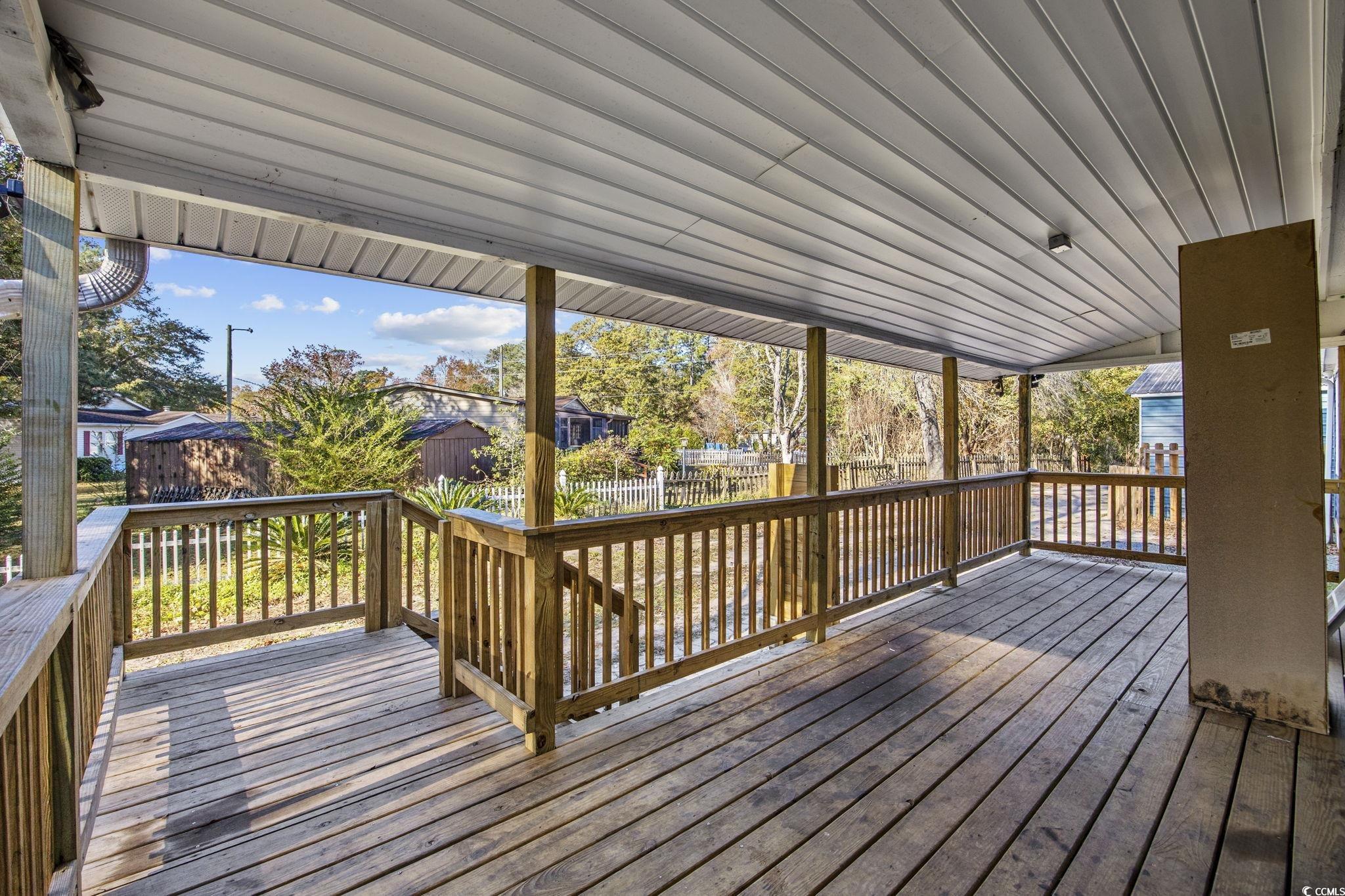 4221 Blake Road Myrtle Beach, SC 29588 - Photo 28 of 36 Wooden deck featuring a residential view