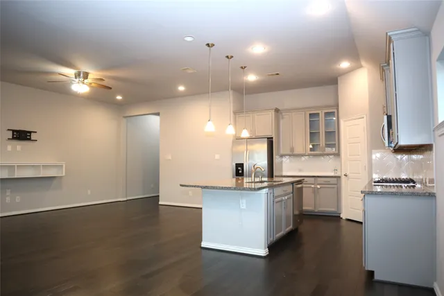 a backyard of a house