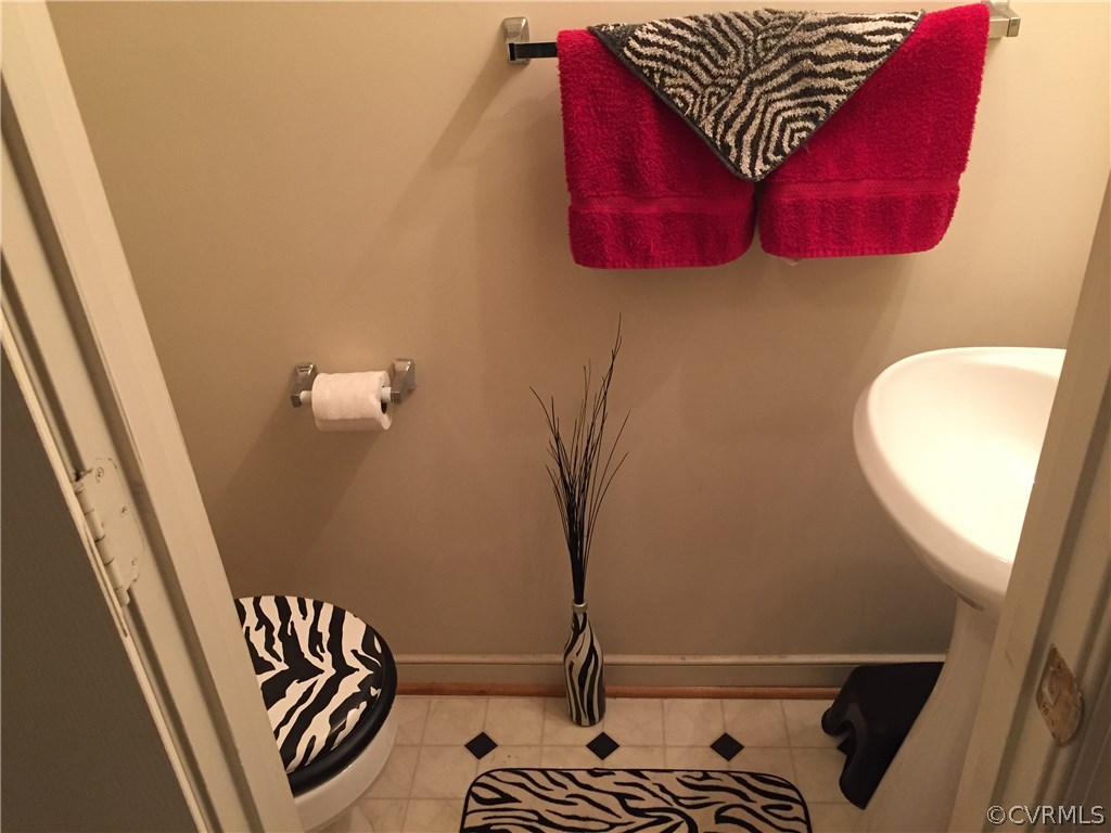 5803 Swanson Road Richmond, VA 23225 - Photo 10 of 18 HALF BATHROOM ON THE 1ST FLOOR