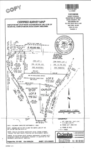 $149,000 | L3 North Klug Road, Milton, WI 53563