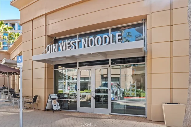 a front view of a building