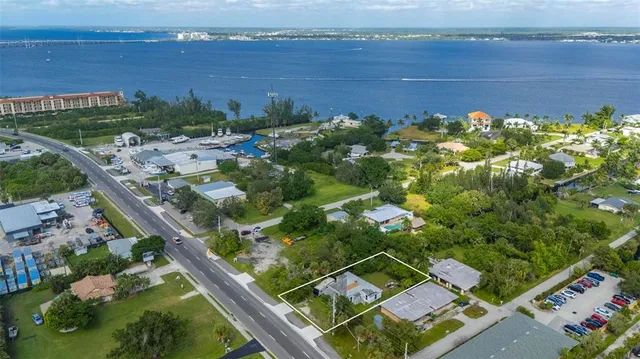 a view of a lake with a lake