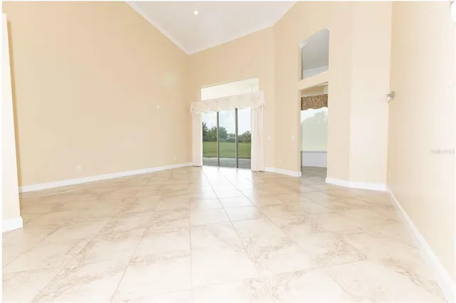 a view of an empty room