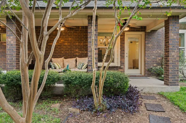 a view of a back yard