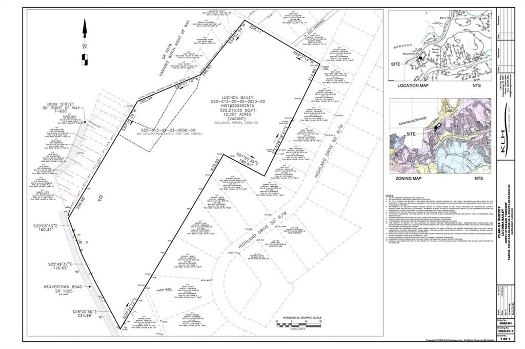 0 Weavertown Road Canonsburg, PA 15317 - Photo 15 of 19 Survey - Higher Res. Available by email.