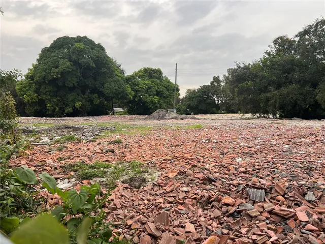 a big yard with lots of green space