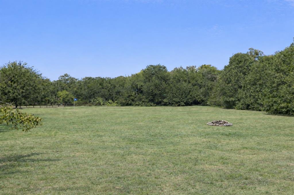 1520 Snider Court Lucas, TX 75002 - Photo 35 of 40 Wide-open backyard with endless possibilities—ideal for recreation, gardening, or creating your own outdoor oasis, all surrounded by natural tree lines.