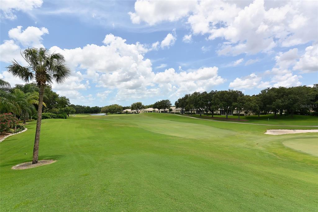 6611 Stone River Road, Unit 103 Bradenton, FL 34203 - Photo 50 of 61 a view of a golf course with a lake