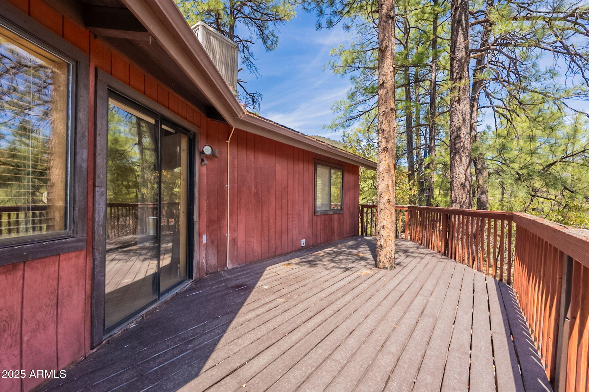 3524 Kelly Circle Pine, AZ 85544 - Photo 33 of 69 a view of balcony with wooden floor