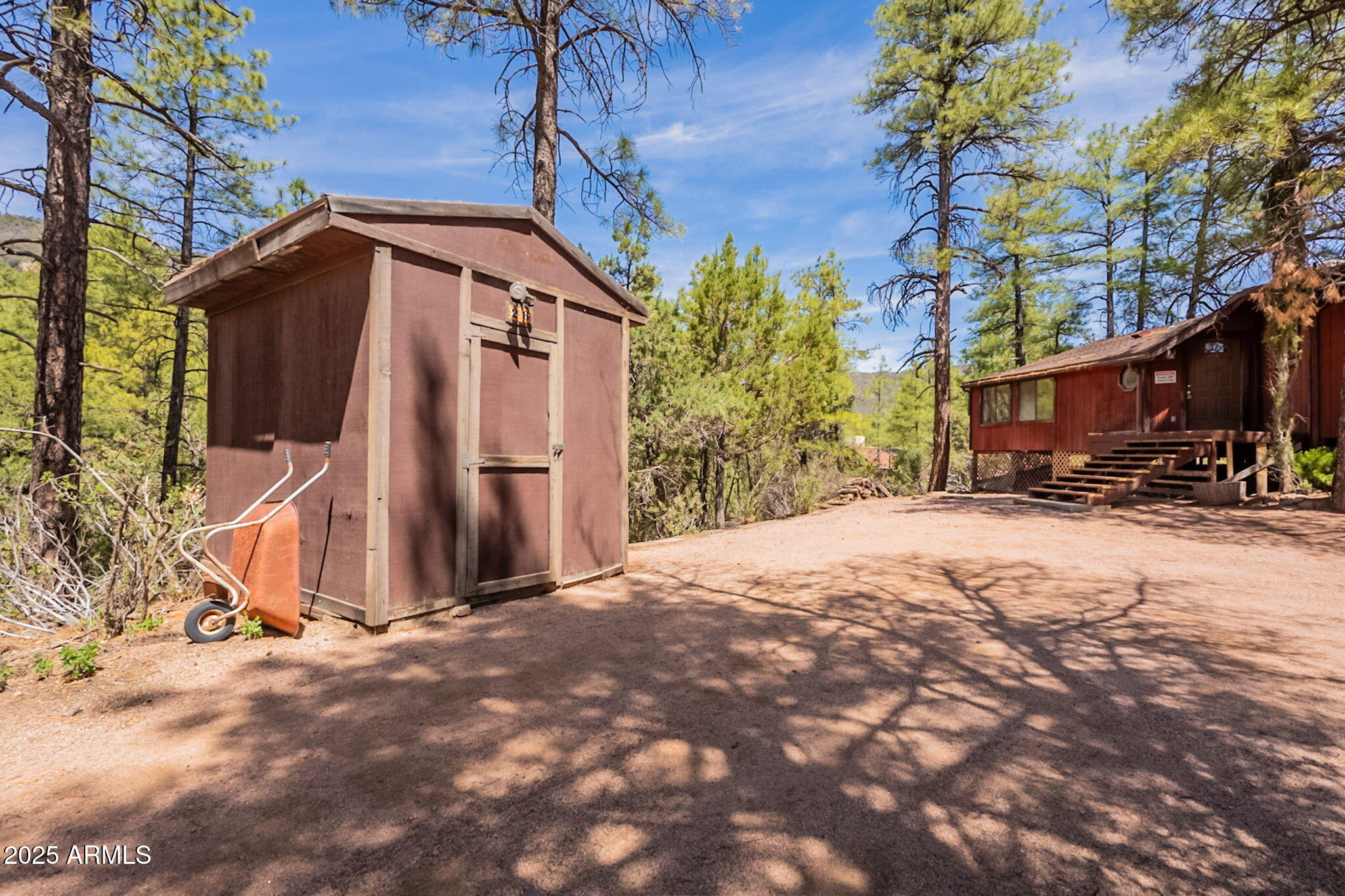 3524 Kelly Circle Pine, AZ 85544 - Photo 48 of 69 a view of a house with a snow in the yard