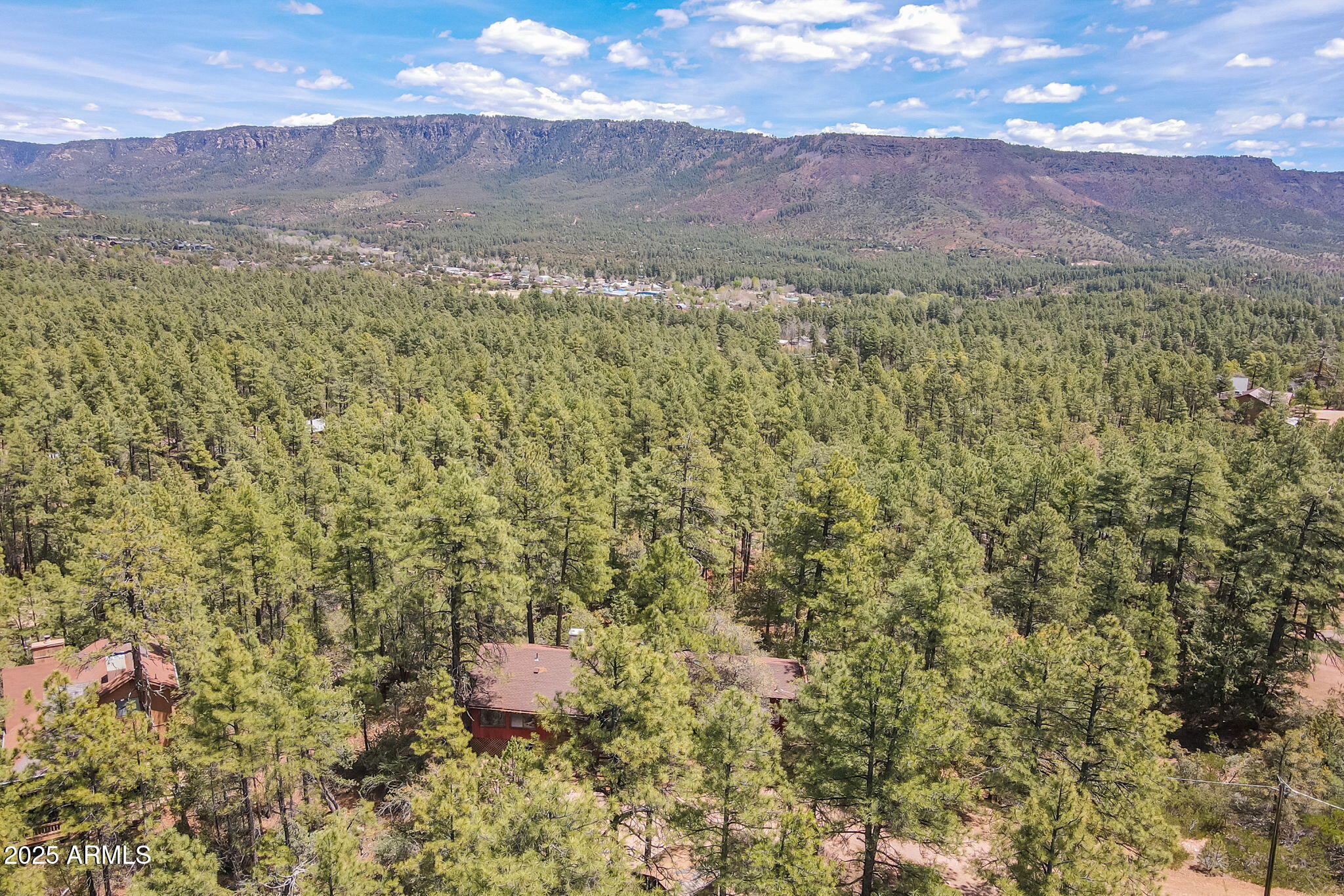 3524 Kelly Circle Pine, AZ 85544 - Photo 60 of 69 a view of a lush green hillside and a building