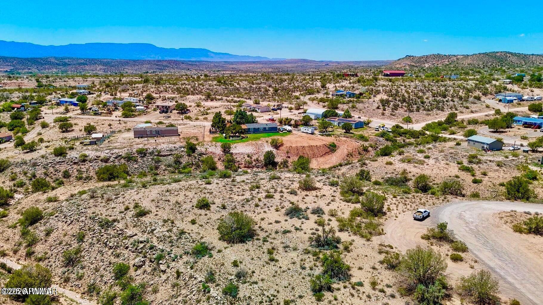 0 East Millenium Way Rimrock, AZ 86335 - Photo 3 of 18 an aerial view of residential houses with outdoor space and trees