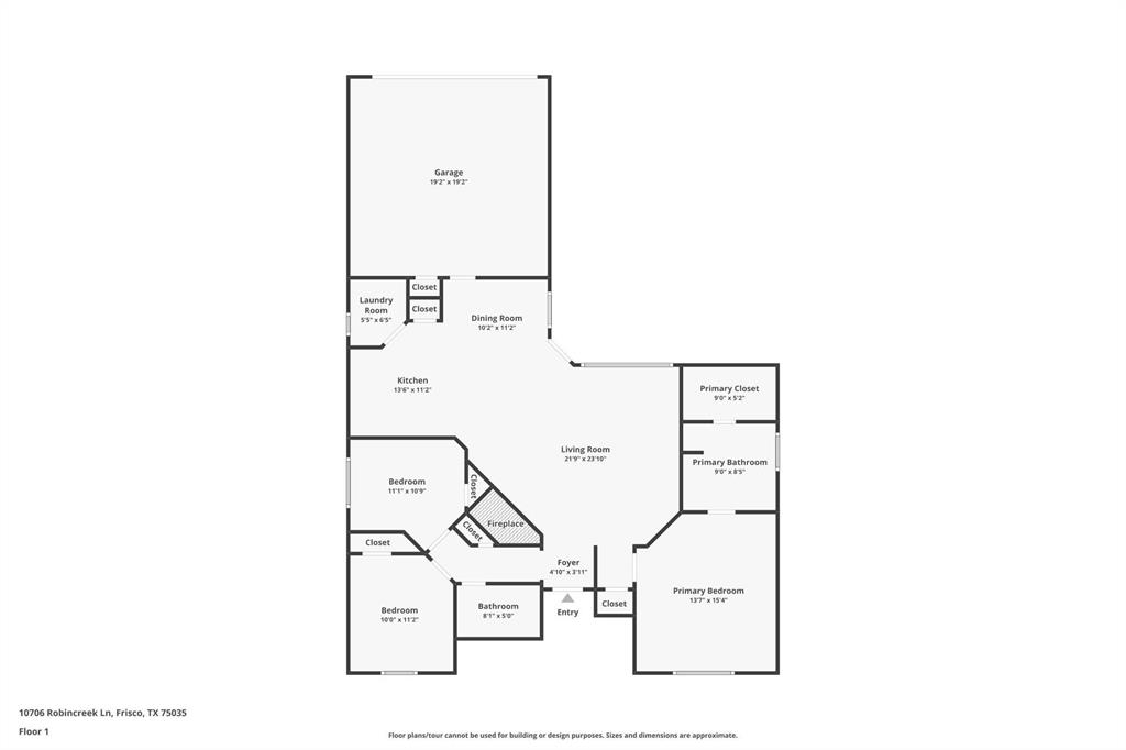 10706 Robincreek Lane Frisco, TX 75035 - Photo 17 of 17 View of property floor plan