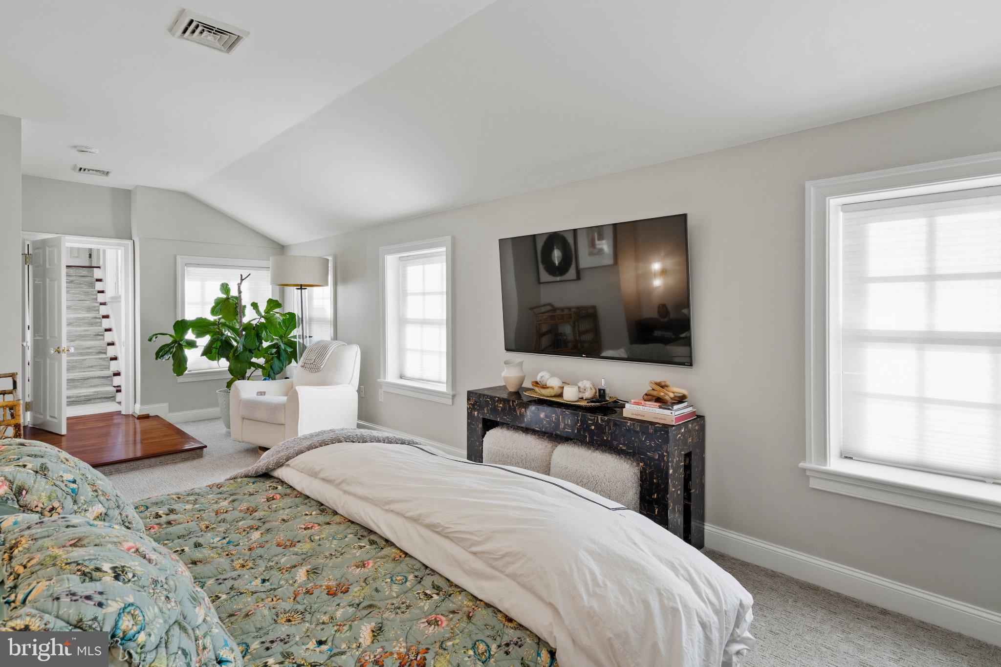 1013 Clinton Street Philadelphia, PA 19107 - Photo 32 of 53 a bedroom with a bed and a flat screen tv