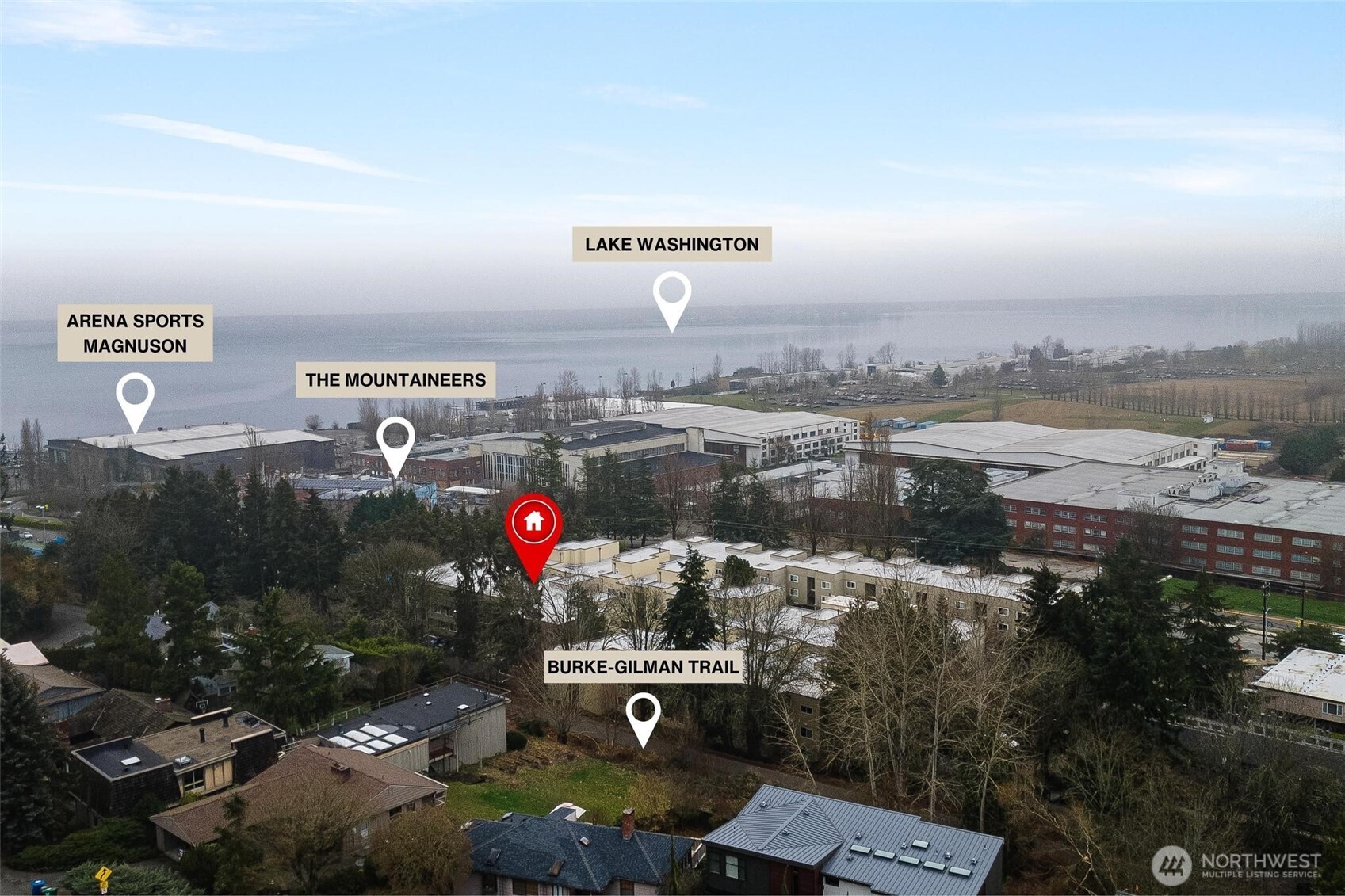 5832 Northeast 75th Street, Unit E304 Seattle, WA 98115 - Photo 28 of 36 a view of a city