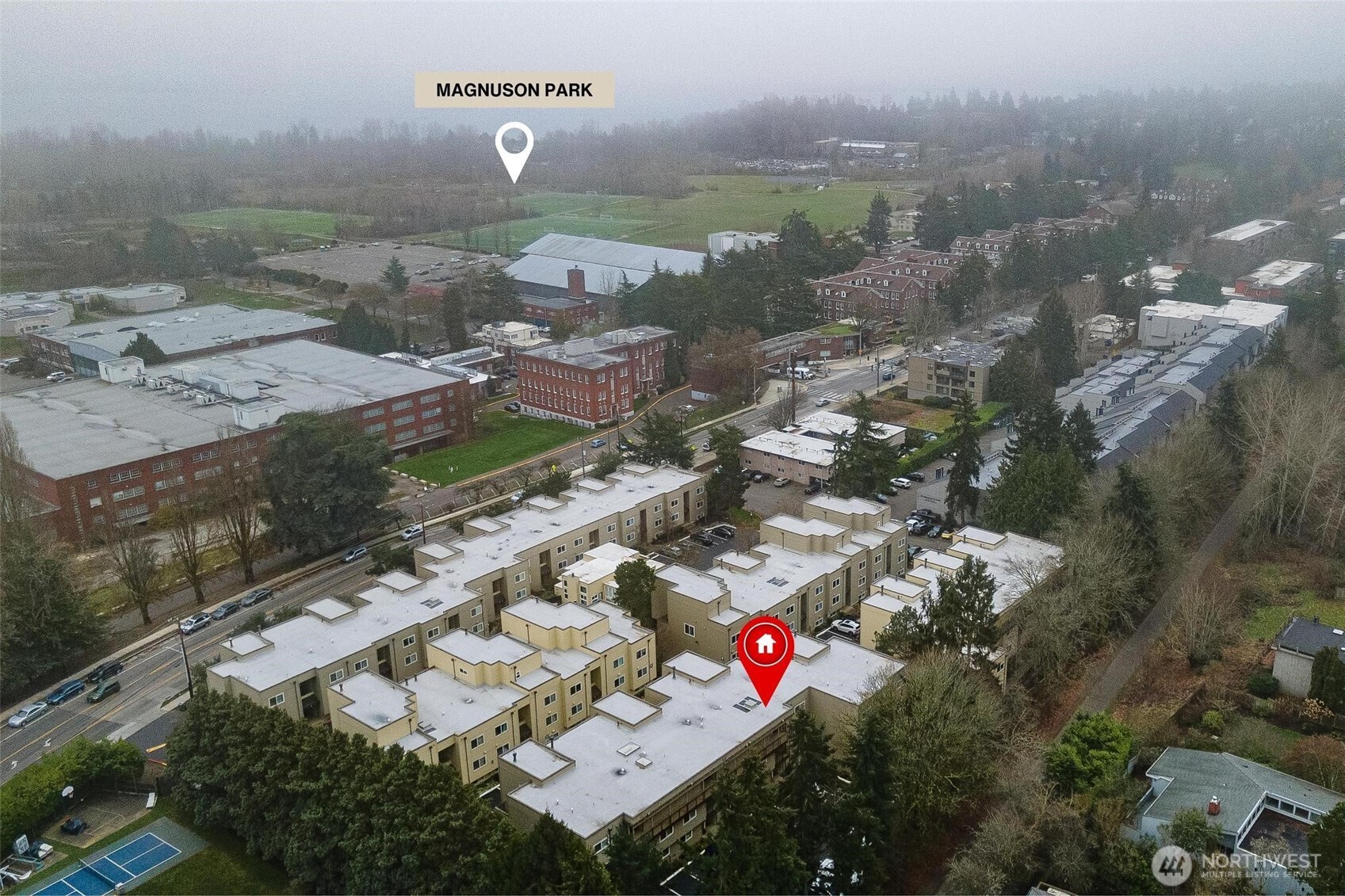 5832 Northeast 75th Street, Unit E304 Seattle, WA 98115 - Photo 30 of 36 a view of a city