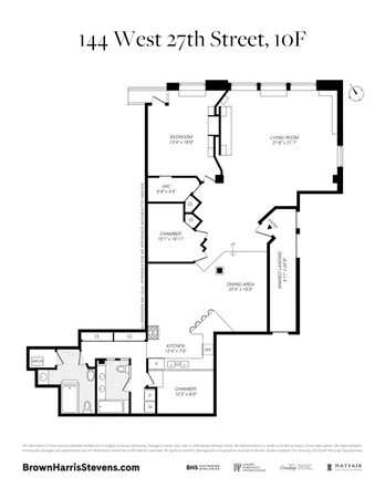 $2,100,000 | 144 West 27th Street, Unit 10F | Chelsea