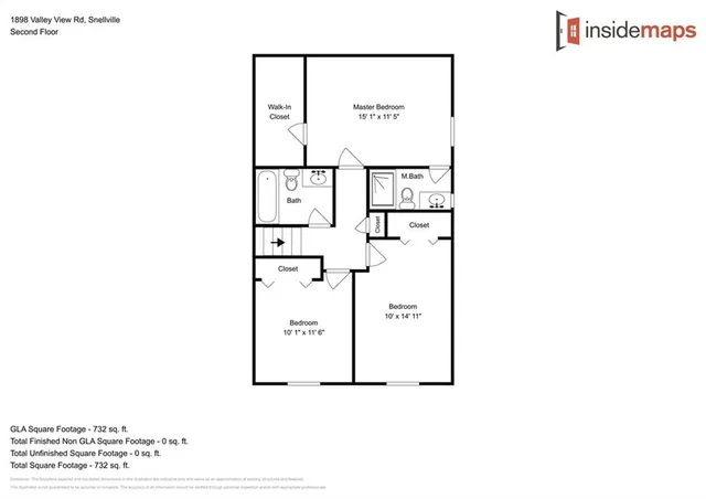 $1,845 | 1898 Valley View Road, Snellville, GA 30078